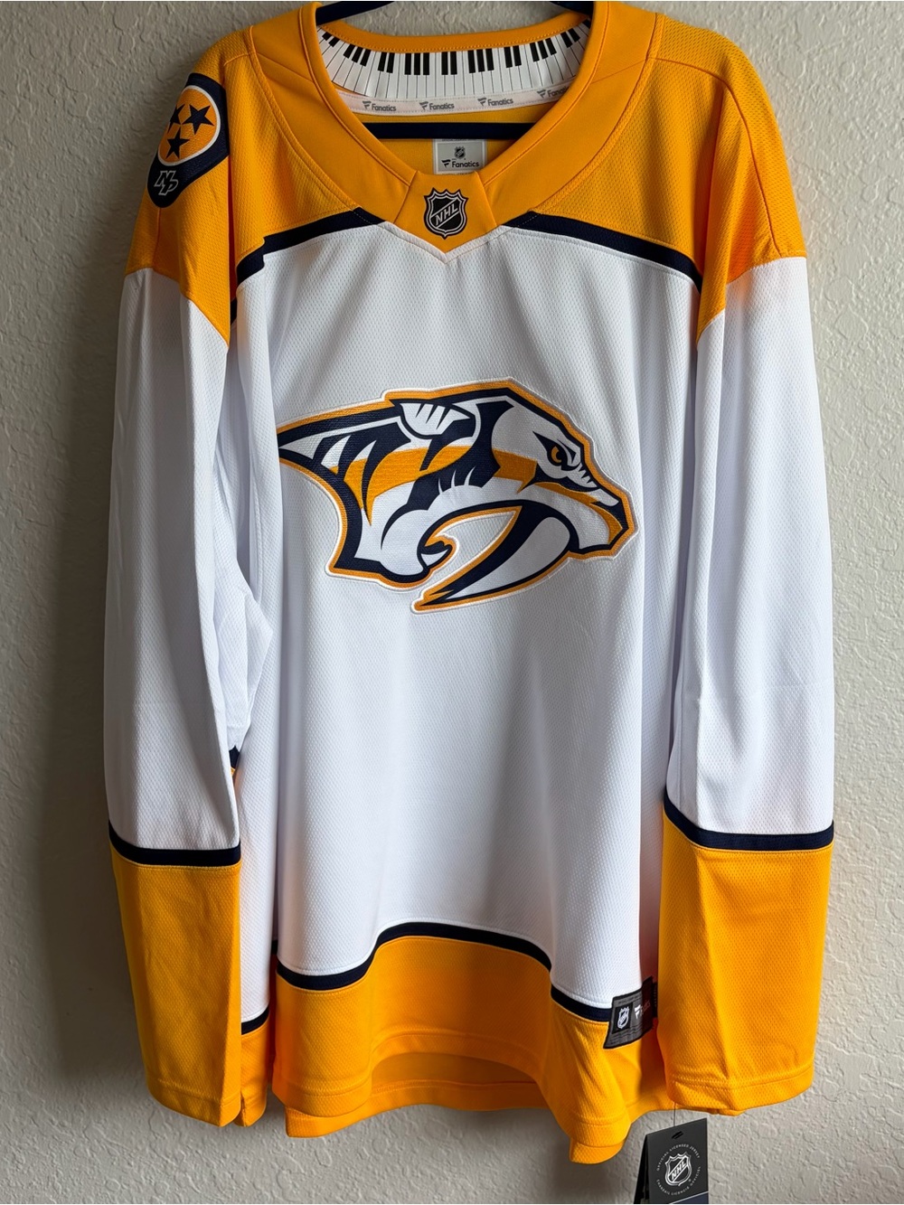 Nashville Predators Fanatics Hockey Jersey - Men’s 4XL NHL NWT
